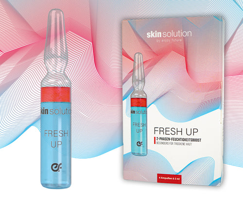 fresh up | 2-Phasen-Feuchtigkeitsboost für trockene Haut 4 Ampullen